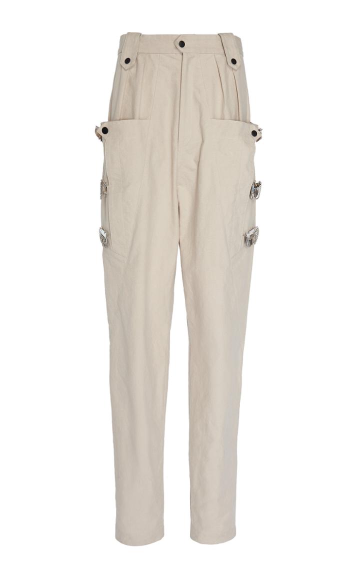Isabel Marant Yerris High Waisted Cargo Pants