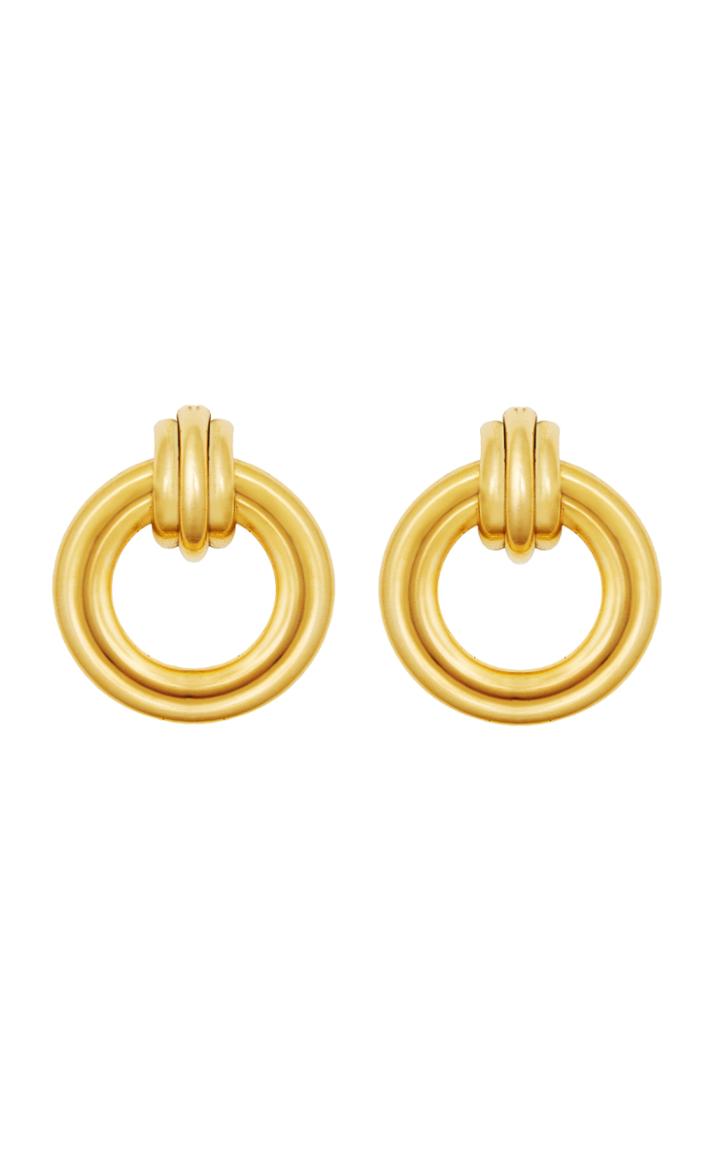 Moda Operandi Brinker & Eliza Gold-plated Double Trouble Earrings