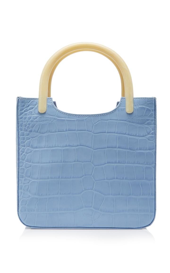 Moda Operandi By Far Eric Croc-effect Leather Tote