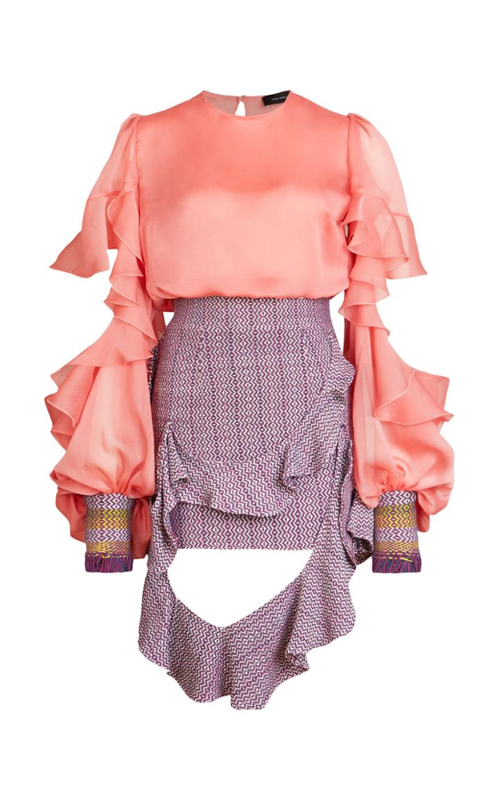 Lana Mueller Delali Ruffle Mini Dress