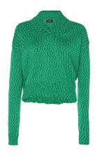 Atlein Cropped Double Knitted Cotton Sweater