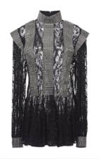 Christopher Kane Ruffled Hem Lace And Sequin Dress