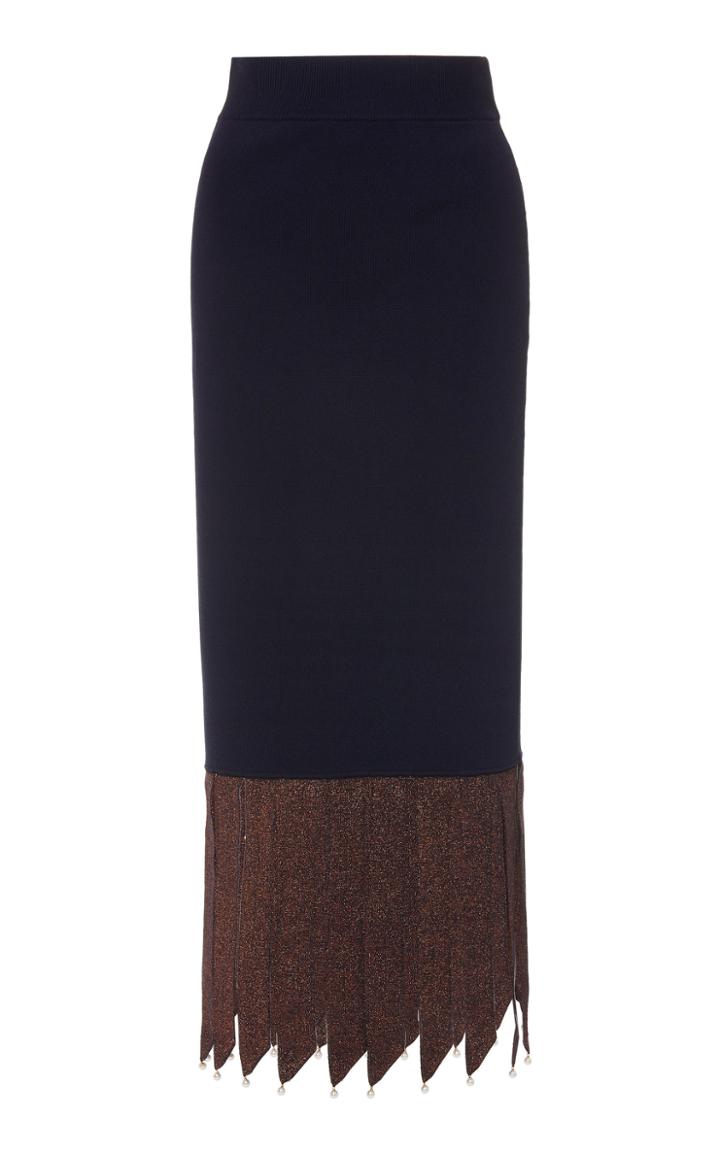 Staud Maze Midi Pearl Skirt