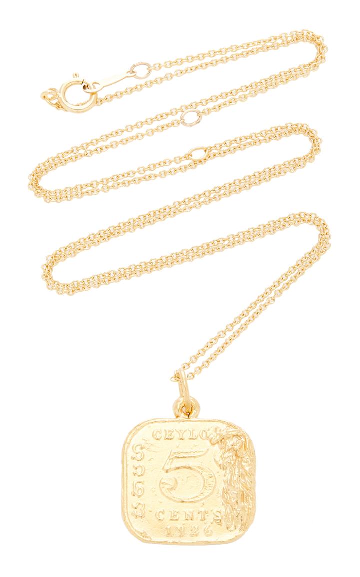 Alighieri Infernal Storm 24k Gold-plated Pendant