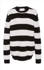 Michael Kors Collection Striped Cashmere Sweater