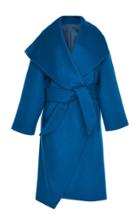 Elie Saab Wool Cashmere Wrap Coat