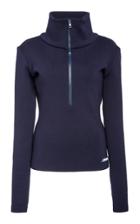 Monse Quarter Zip Cotton-blend Top