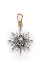 Lulu Frost Antique Silver And Crystal Starburst Charm