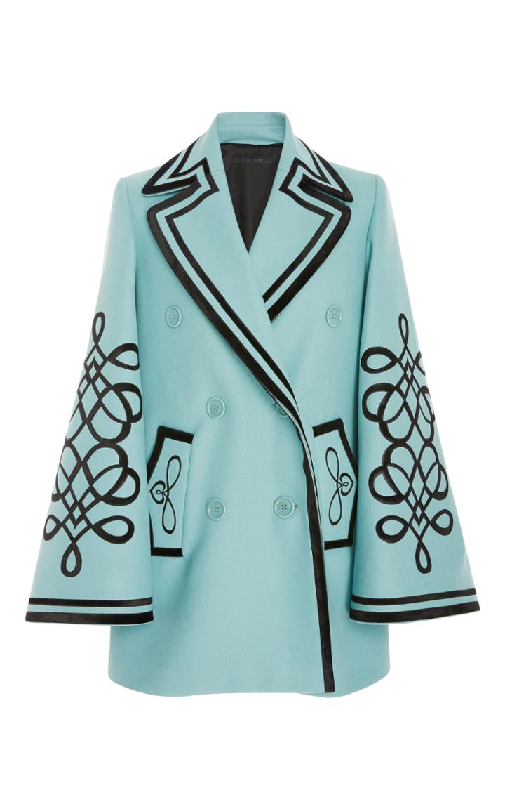 Elie Saab Bell Sleeve Coat