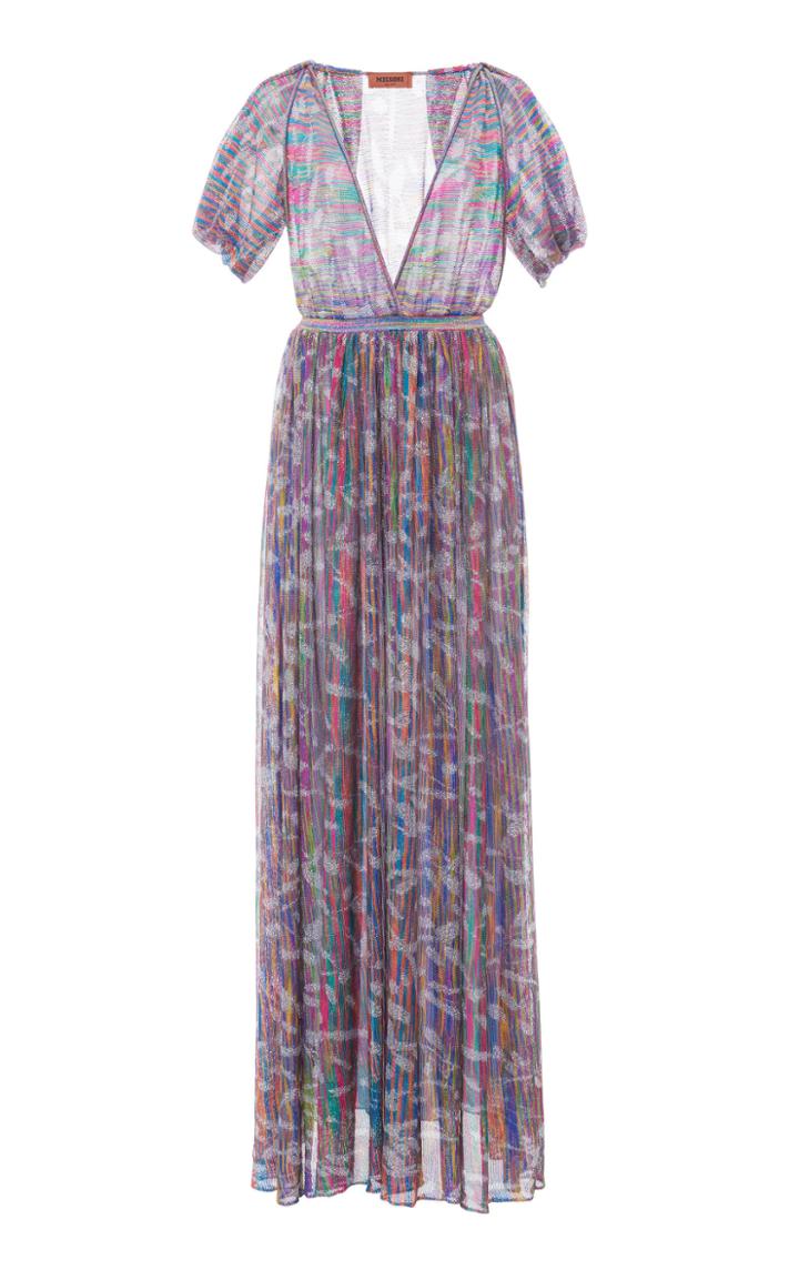 Moda Operandi Missoni Printed Maxi Dress Size: 40