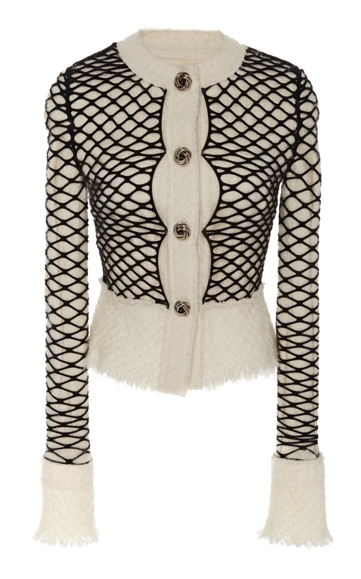 Alexander Wang Embellished Tweed Jacket