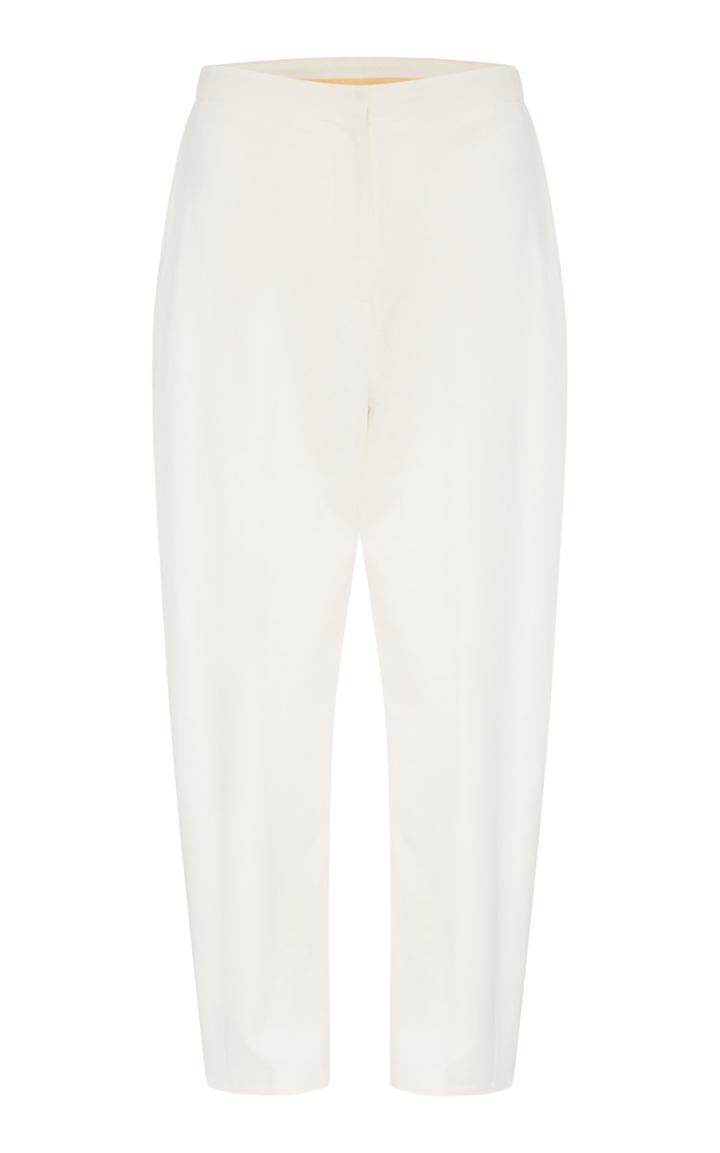 Moda Operandi Harris Tapper Joni Cotton-twill Tapered Pants