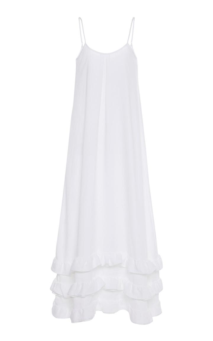 Moda Operandi White Story Media Sleeveless Maxi Dress Size: 8