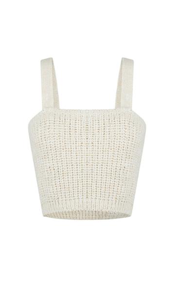 Moda Operandi Recto Cotton Ribbed Crop Top