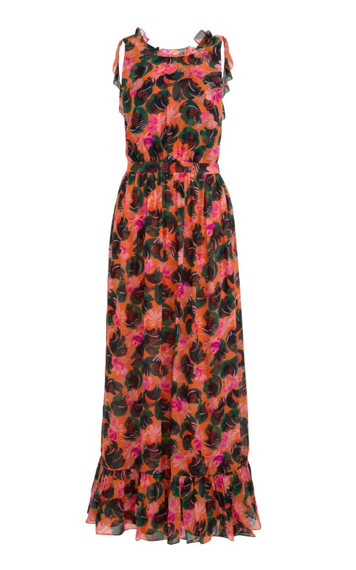 Moda Operandi Saloni Agnes Silk-georgette Dress