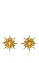 Arman Sarkisyan Gold Supernova Studs With Ethiopian Opal Center