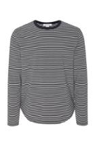 Frame Denim Striped Cotton Jersey Shirt