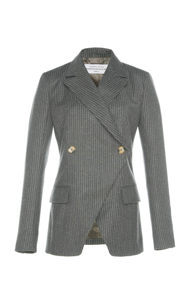 John Galliano Wrap Double Breasted Jacket
