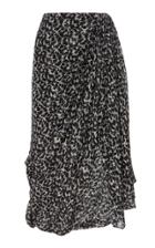 Isabel Marant Candelia High-waisted Printed Chiffon Midi Skirt
