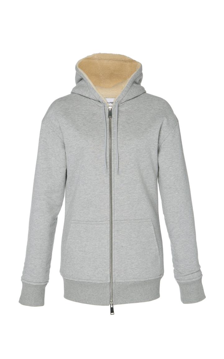 Paco Rabanne Logo Sherpa Hoodie