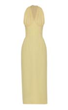 Aleksandre Akhalkatsishvili Draped Cape Bust Maxi Dress