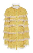 Philosophy Di Lorenzo Serafini Floral Print Chiffon Dress
