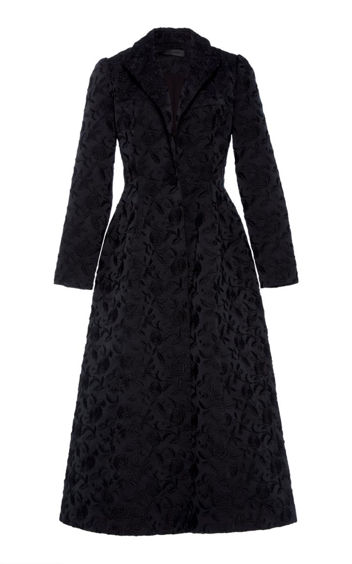 Co Corded Floral Midi Coat