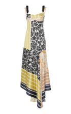 Silvia Tcherassi Patterned Fabia Silk Handkerchief Dress