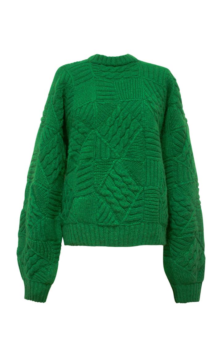 Alejandra Alonso Rojas Hand Knit His & Hers Patchwork Sweater