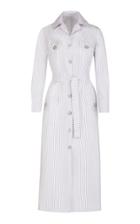 Moda Operandi Giuliva Heritage Collection The Mary Angel 1930 Dress Pinstripe Cotton
