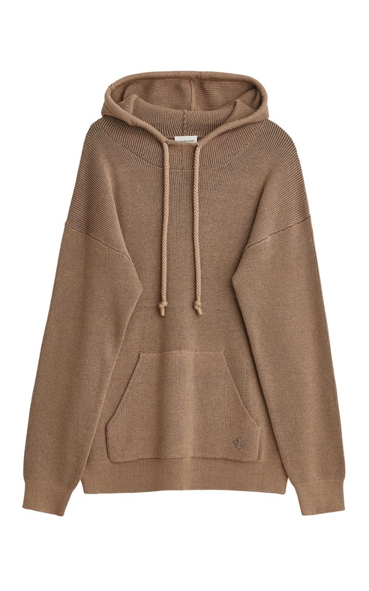 Moda Operandi By Malene Birger Agatea Oversized Ribbed-knit Hoodie