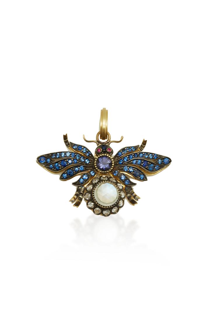 Sylva & Cie Blue Bug Pendant