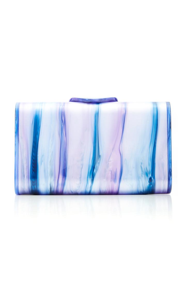 Edie Parker Mini Laura Tie-dye Acrylic Clutch
