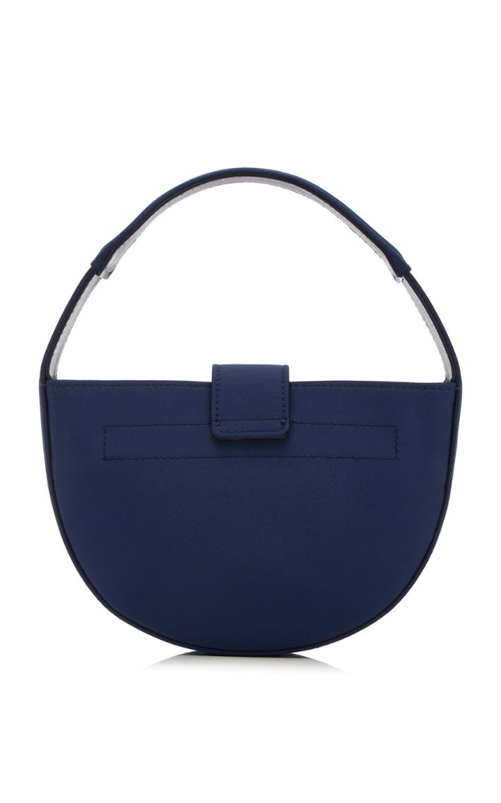 Imago-a Demi Lune Mini Satin Top Handle Bag