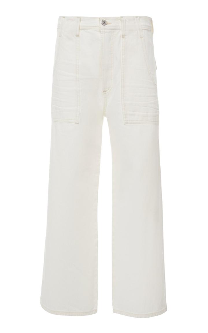 Citizens Of Humanity Eva Cropped High-rise Wide-leg Jeans
