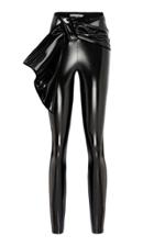 Moda Operandi Raisa Vanessa Bow-detailed Patent Leather Pants