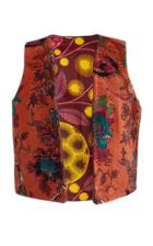 Moda Operandi Alix Of Bohemia Schoolboy Cinnamon Velvet Waistcoat