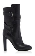 Giambattista Valli Buckle-detailed Leather Boots