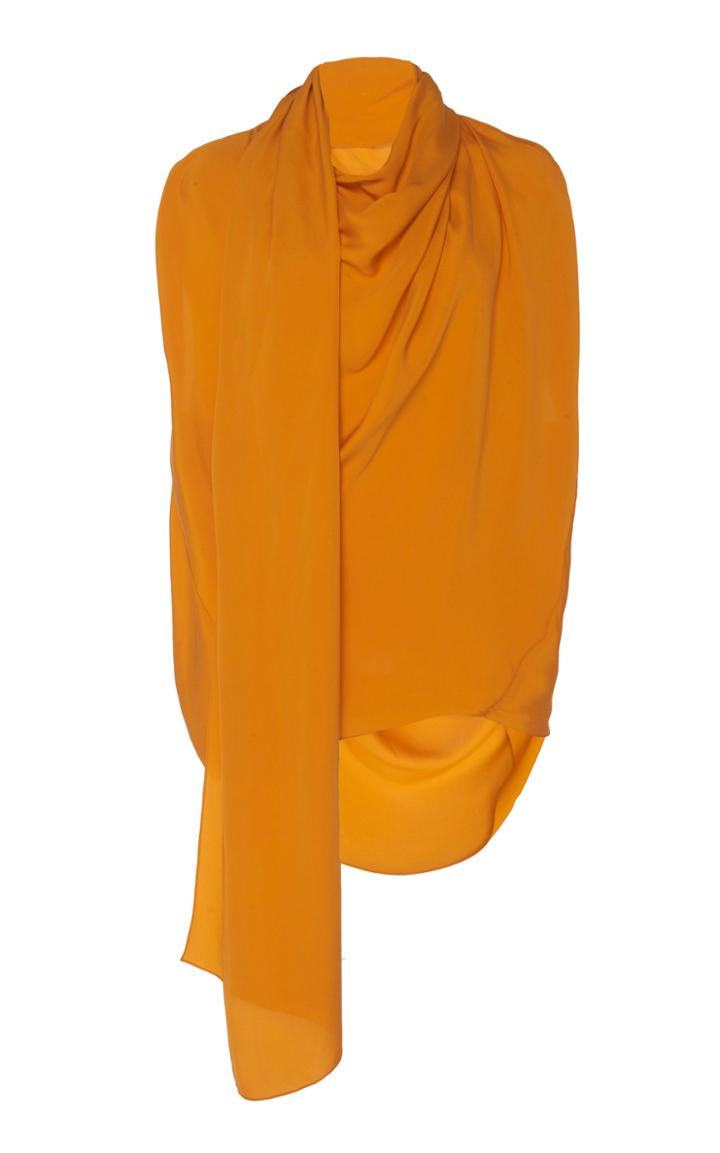 Poiret Draped Scarf Top