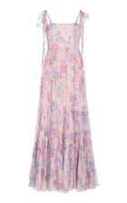 Loveshackfancy Burrows Floral-print Cotton-blend Maxi Dress