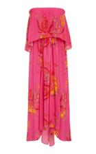 Jaline Patricia Floral Silk Midi Dress
