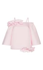 Paskal Off The Shoulder Frill Trim Flared Top