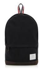 Thom Browne Suede-trimmed Shell Backpack