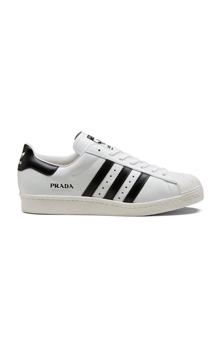 Prada For Adidas Prada For Adidas Superstar Leather Sneakers