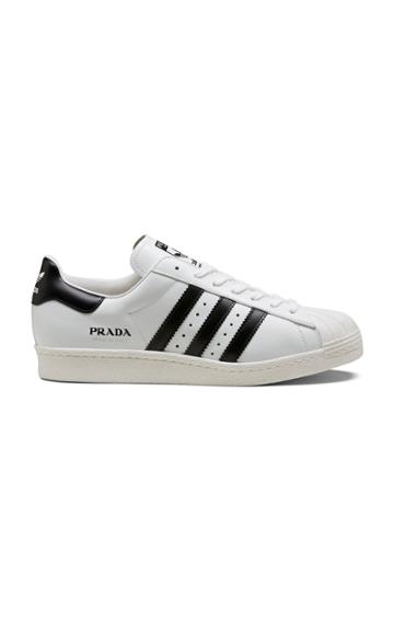 Prada For Adidas Prada For Adidas Superstar Leather Sneakers