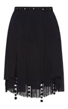 N 21 N&deg;21 Gloria Pleated Fringe Skirt