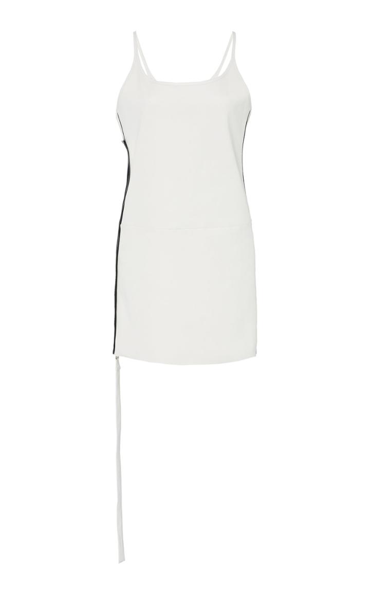 Jil Sander Gita Scoop Neck Leather Tank Top