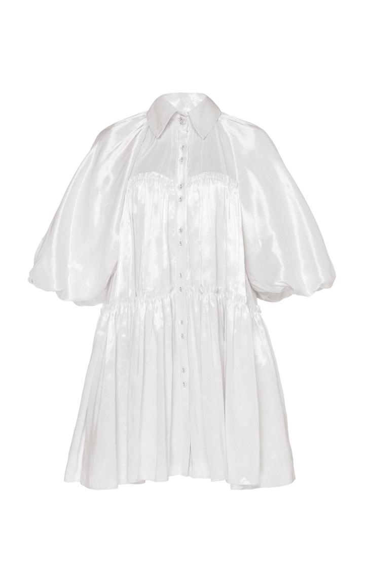 Moda Operandi Aje Prima Circle Tiered Cotton Mini Dress Size: 4