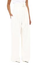 Moda Operandi Philosophy Di Lorenzo Serafini Cotton Drill High Waisted Belted Pants