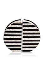 Nathalie Trad Shell And Stainless Steel Clutch